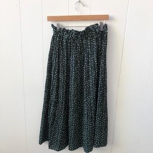 Green Polka Dot skirt